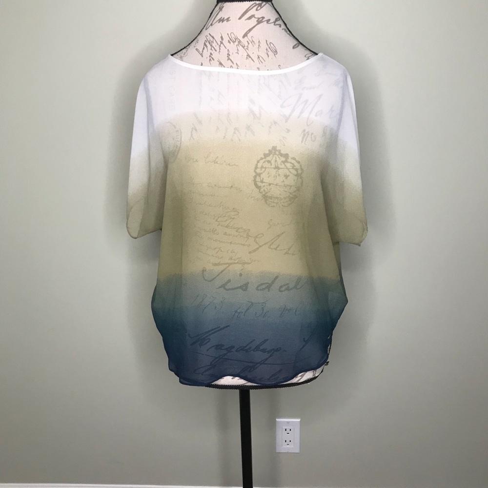 Guess sheer blouse